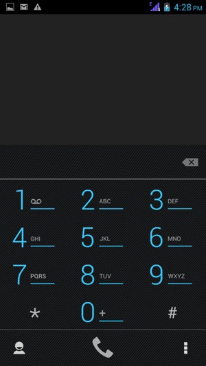 Voor toegang tot uw voicemail, druk op nummer 1 en houd vast