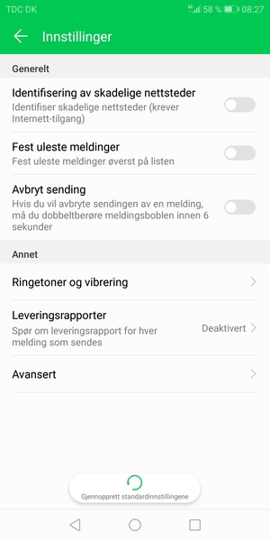 Velg Avansert