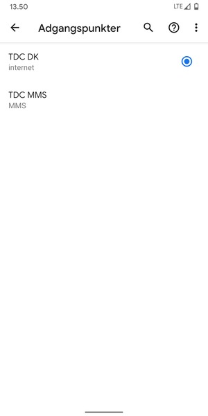 Din telefon er nu sat op til MMS