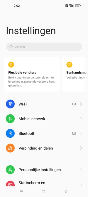 Selecteer Wi-Fi