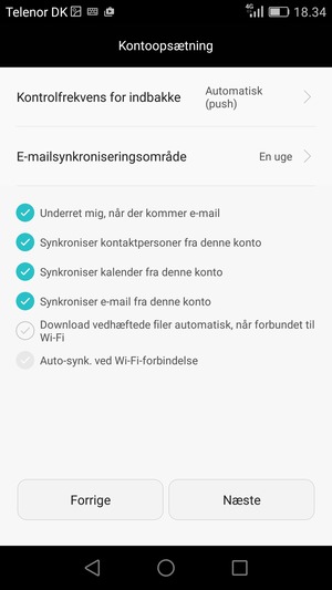 Vælg Næste