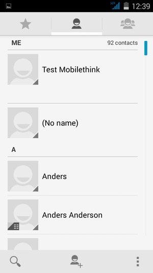 Select the Menu button