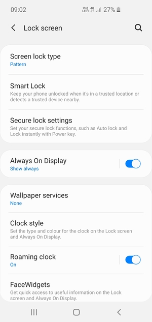 Your phone is now secure with a screen lock