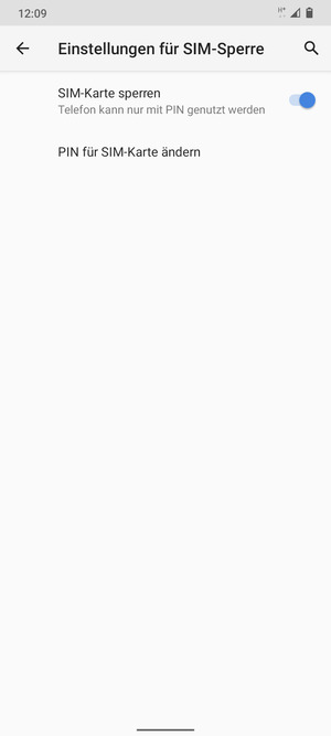Wählen Sie PIN für SIM-Karte ändern