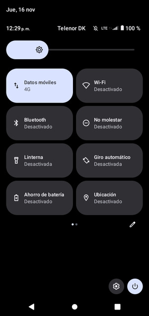 Seleccione Ahorro de batería