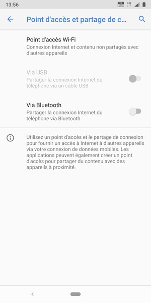 Sélectionnez Point d'accès Wi-Fi