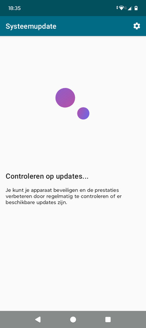 Wacht tot de zoekopdracht beëindigd is