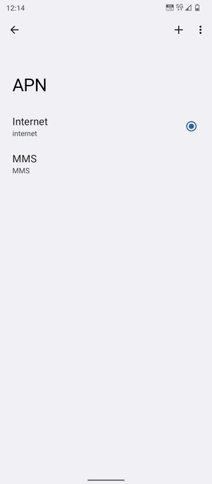 Sélectionnez le bouton du Menu