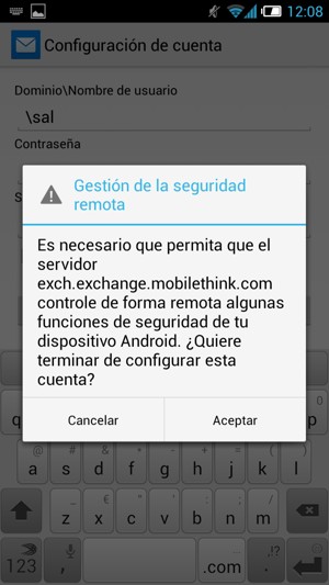 Seleccione Aceptar