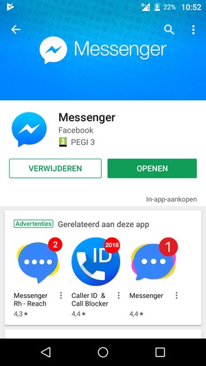Selecteer OPENEN