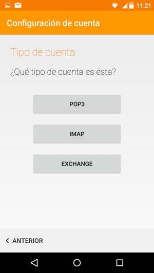 Seleccione EXCHANGE