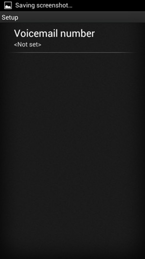 Select Voicemail number