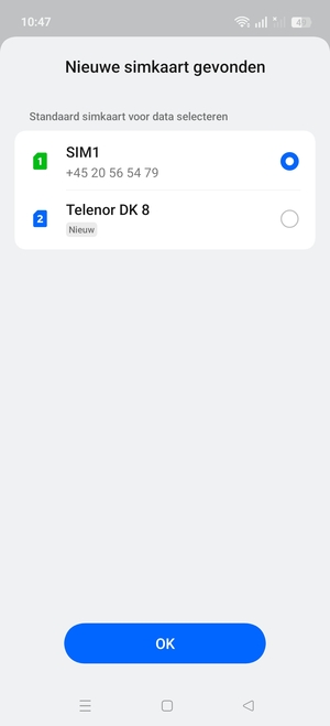 Selecteer Public en OK