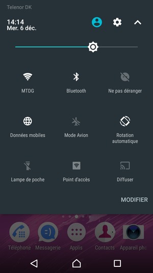 Sélectionnez Wi-Fi