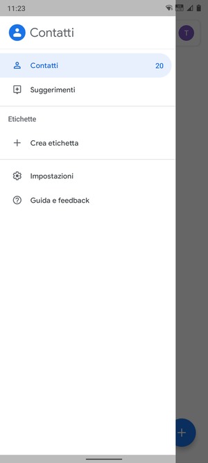 Seleziona Impostazioni