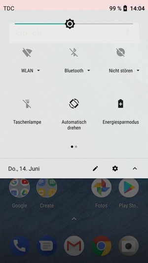 Wählen Sie die Einstellungen-Taste