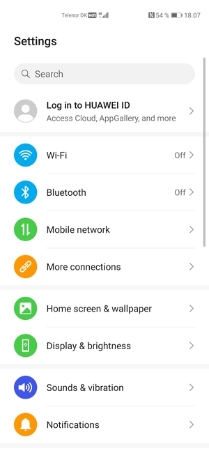 Select Wi-Fi