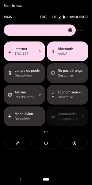Sélectionnez Internet