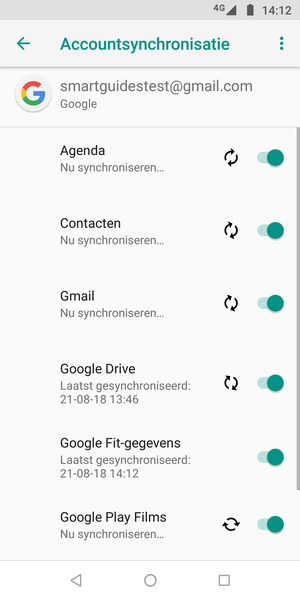 Uw contactpersonen van Google worden nu gesynchroniseerd met uw telefoon