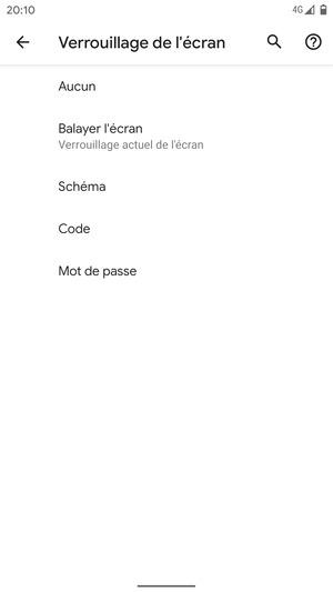 Sélectionnez Schéma