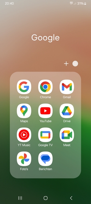 Selecteer Gmail