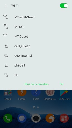 Désactiver le Wi-Fi