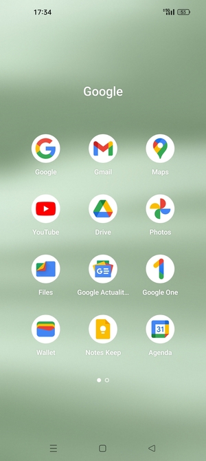 Sélectionnez Gmail