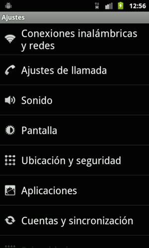 Seleccione Conexiones inalámbricas y redes
