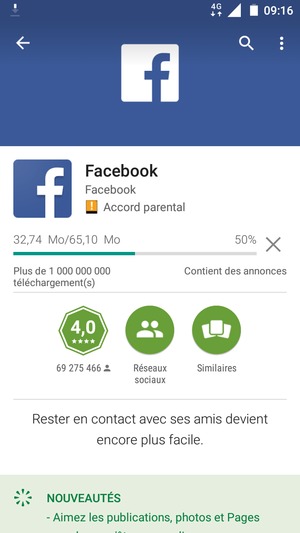 Veuillez attendre la fin de la procédure d'installation
