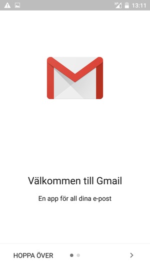 Välj NÄSTA