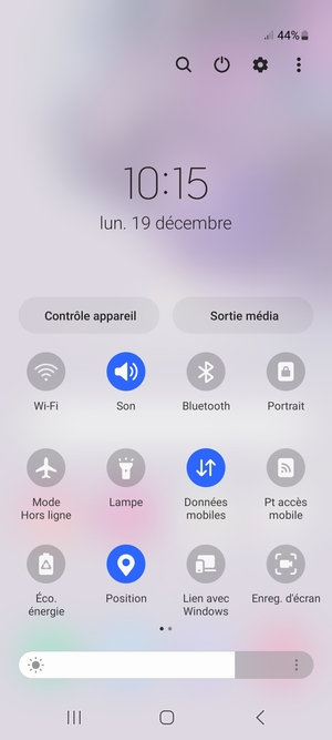 Désactiver le Position