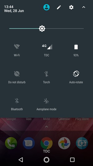 Select the Settings button