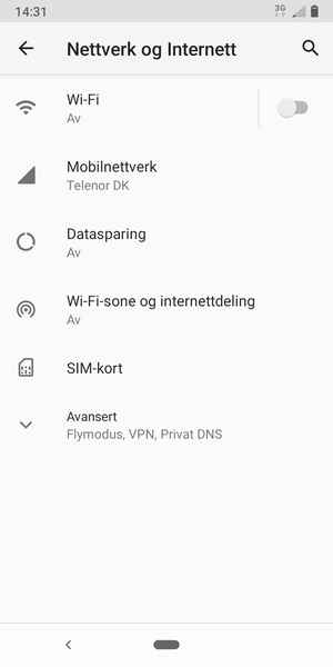 Velg Mobilnettverk