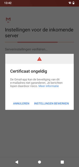 Selecteer INSTELLINGEN BEWERKEN