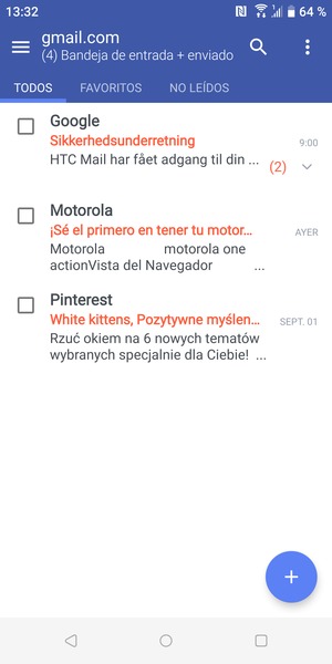 Su Gmail está listo para usar