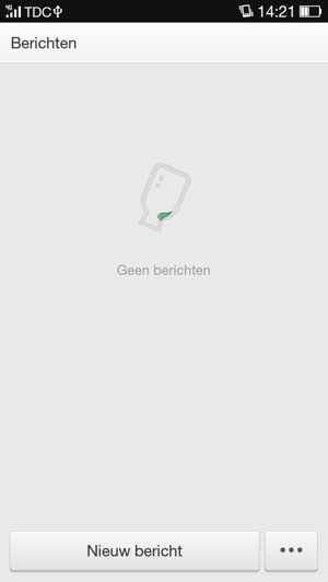 Selecteer de Menu-knop