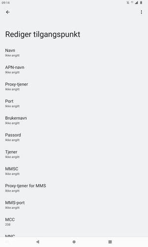 Skriv inn MMS-informasjon