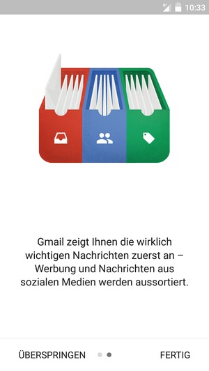 Wählen Sie FERTIG
