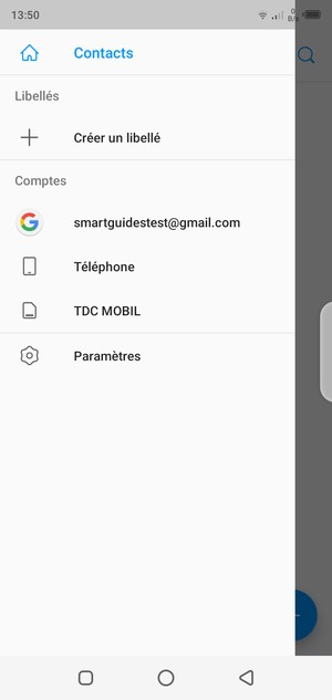 Sélectionnez Paramètres