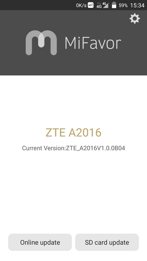 Select Online update