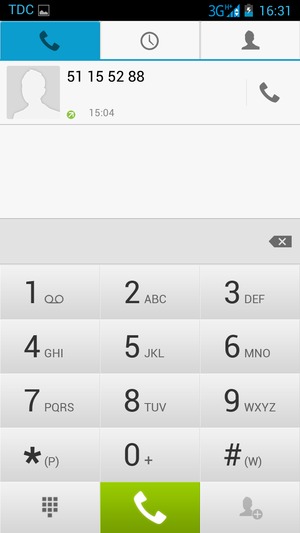 Press and hold the number 1