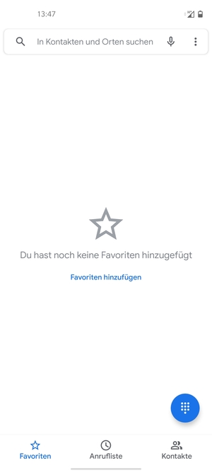 Wählen Sie Tastenfeld