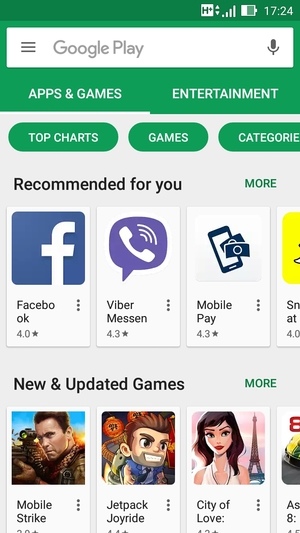 Select the Search bar