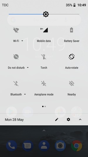Turn Battery saver on