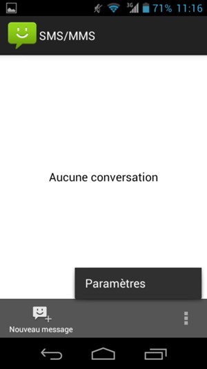 Sélectionnez Paramètres