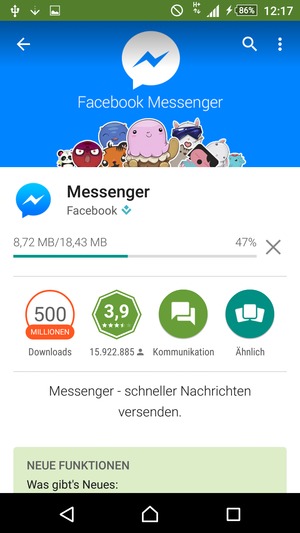 Warten Sie, bis der Installationsprozess  beendet ist