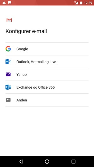Vælg Google