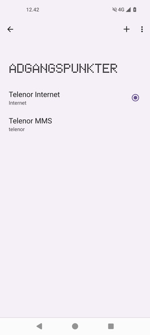 Vælg Menu-knappen