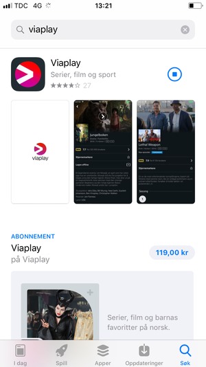 Vent til installasjonen er ferdig