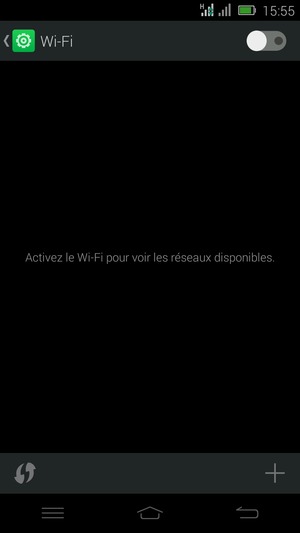Activer le Wi-Fi